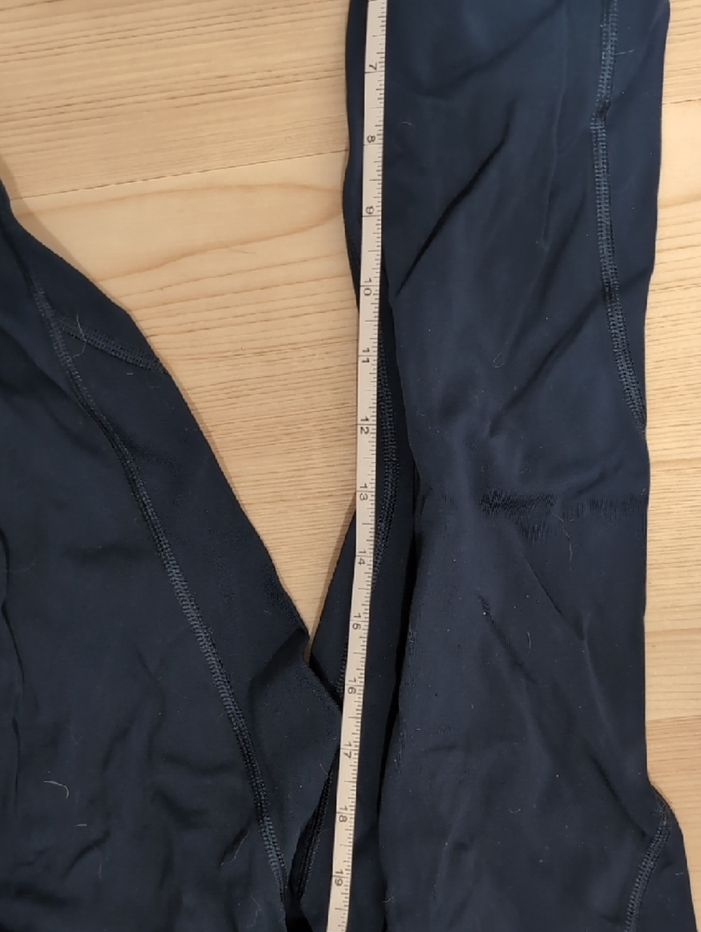 Athleta Cropped Deep Navy Performance Leggings - Picture 3 of 5